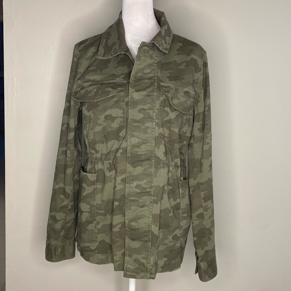 Caslon Camouflage Utility Jacket Casual Military Army - Size S